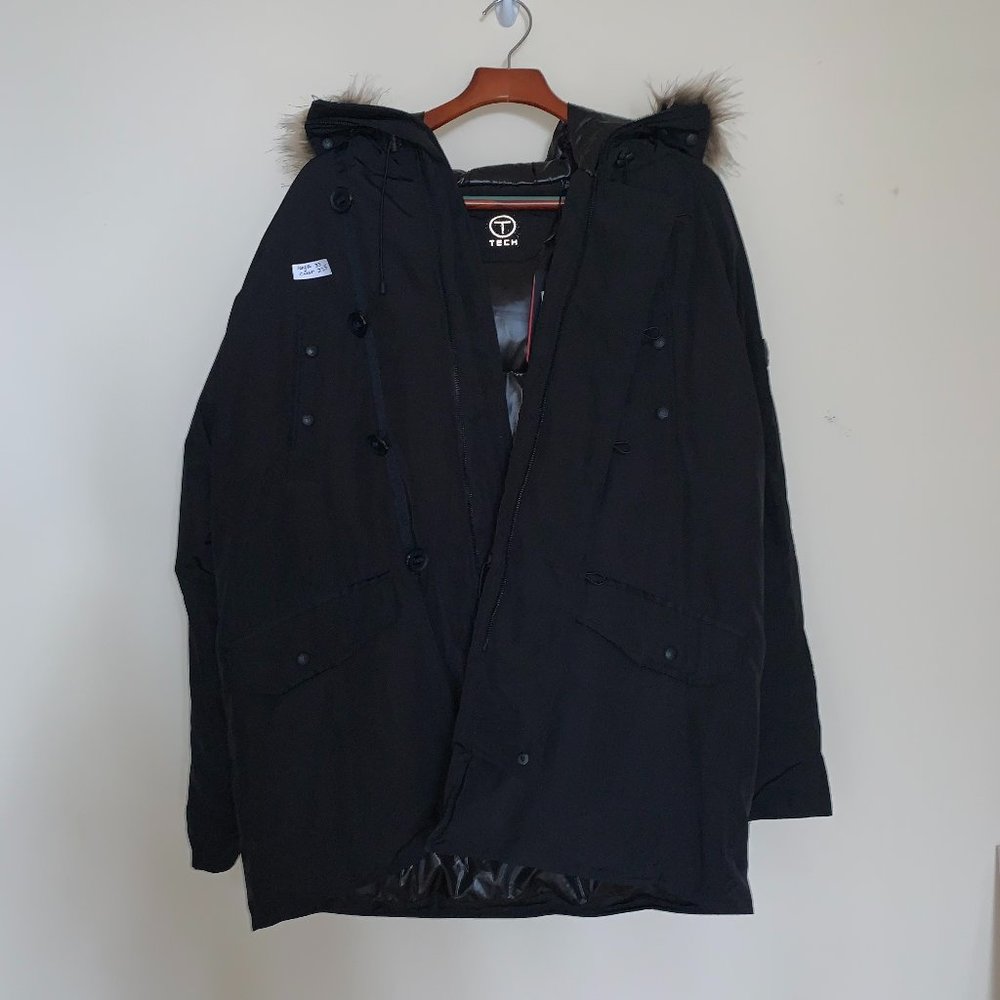 NWT Tech by Tumi Men Waterproof Down Jacket Sz XL